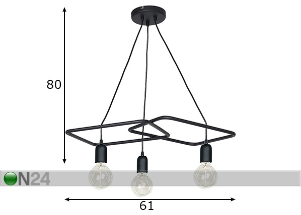 Подвесной светильник Fonzo размеры
