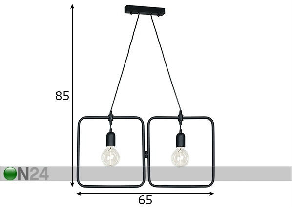 Подвесной светильник Fonzo размеры