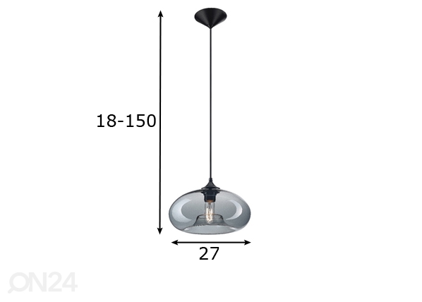 Подвесной светильник Fumo размеры