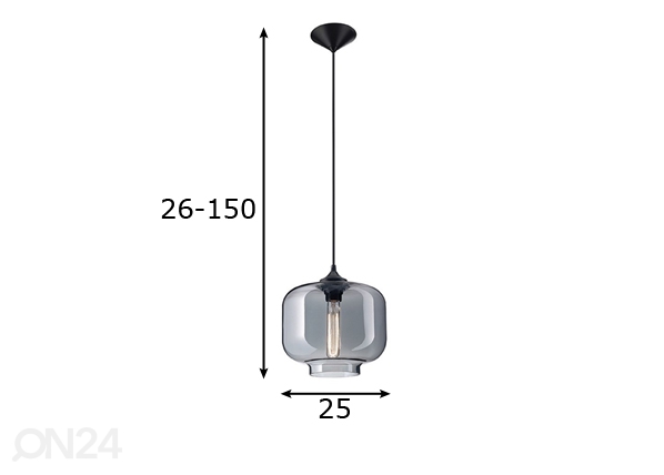 Подвесной светильник Fumo размеры