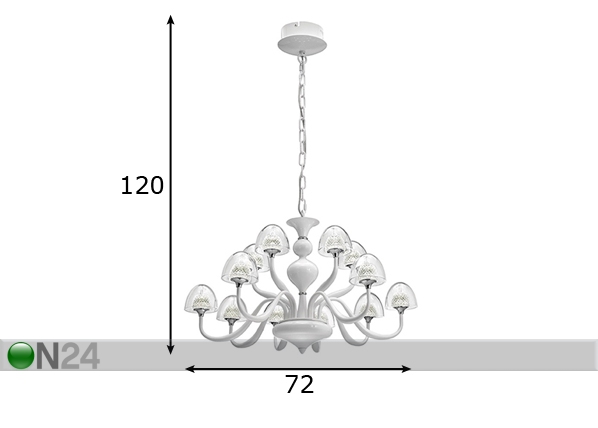 Подвесной светильник Fungo размеры