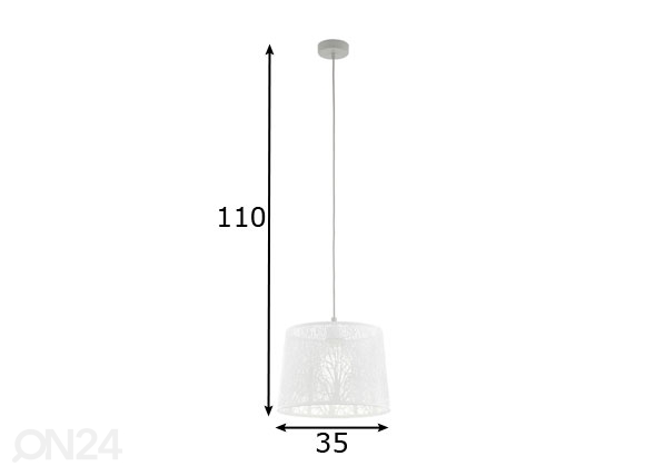 Подвесной светильник Hambleton размеры