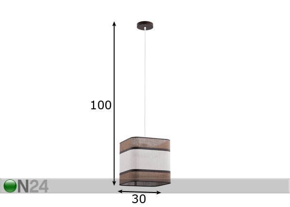 Подвесной светильник Ibis Venge размеры