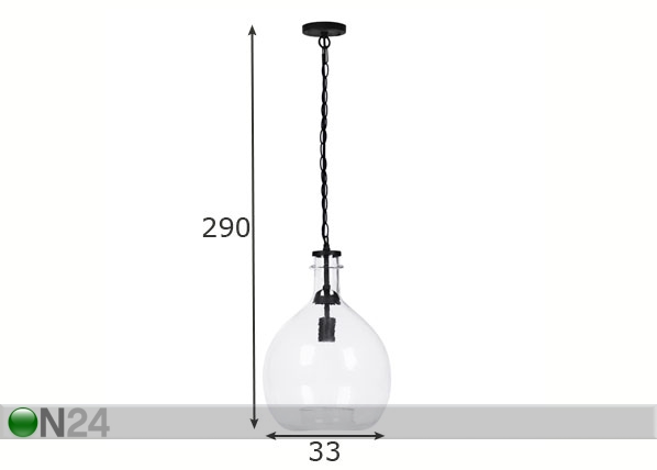 Подвесной светильник Ice размеры