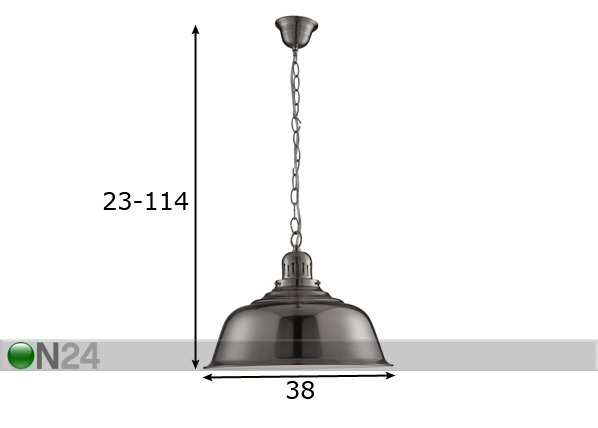 Подвесной светильник Industrial размеры