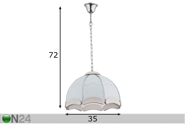 Подвесной светильник Italia Bianco I размеры