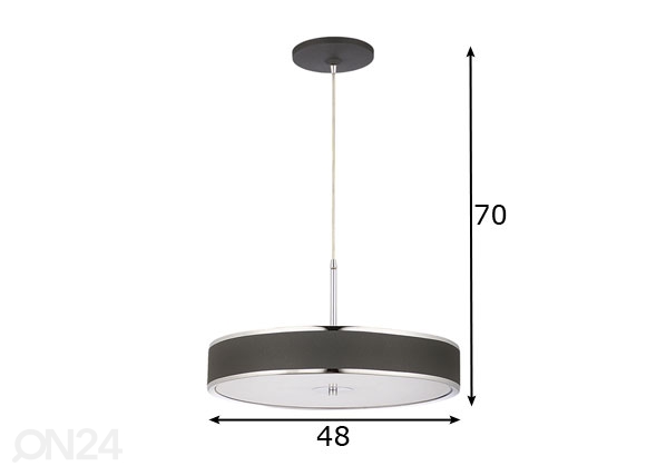 Подвесной светильник Jazz-2 Ø 48 см размеры