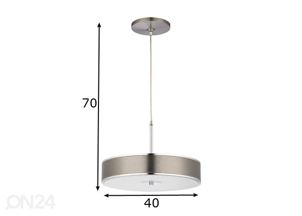Подвесной светильник Jazz Silver Ø 40 см размеры