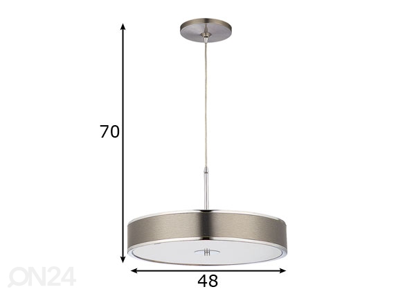 Подвесной светильник Jazz Silver Ø 48 см размеры