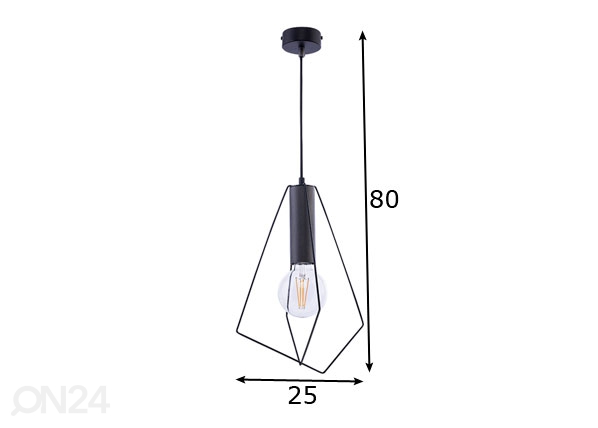 Подвесной светильник Kair-3 размеры