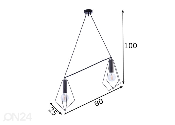 Подвесной светильник Kair-3 2 размеры