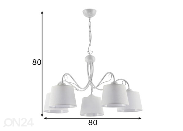 Подвесной светильник Kamelia-3 5Sara размеры
