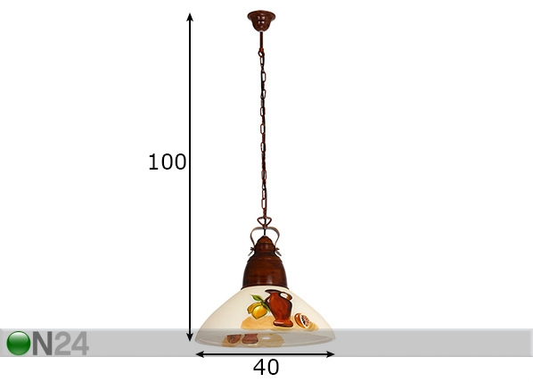 Подвесной светильник Kapar размеры