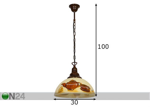 Подвесной светильник Kapar размеры