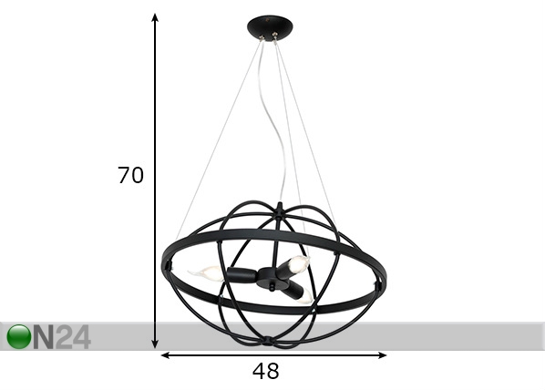 Подвесной светильник Kopernik размеры