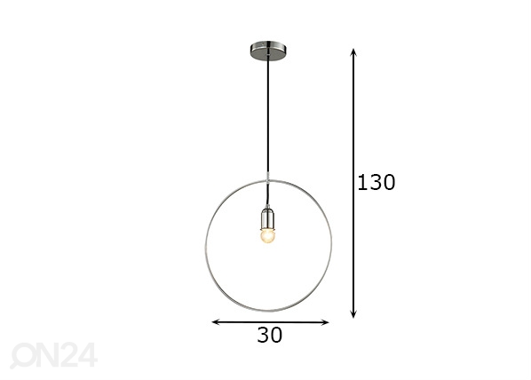 Подвесной светильник Krug размеры