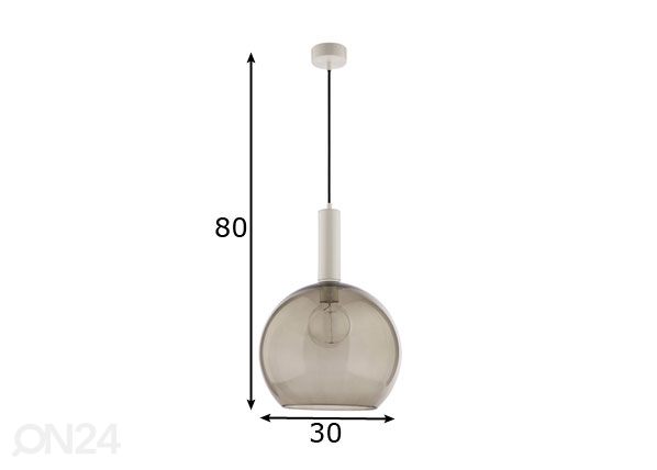 Подвесной светильник Laf Smoky размеры