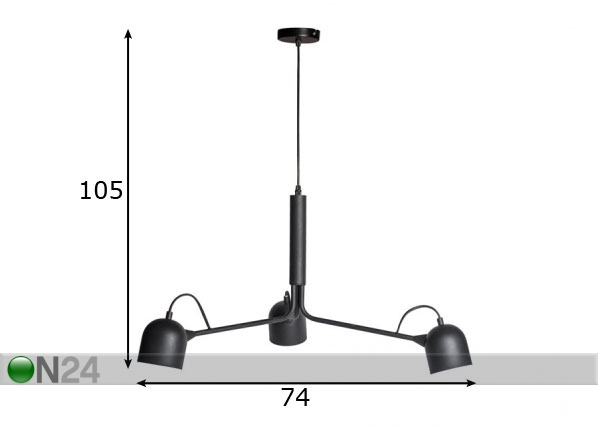 Подвесной светильник Laredo размеры