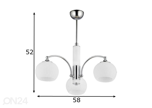 Подвесной светильник Largo 3 размеры