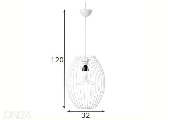 Подвесной светильник Leiria размеры
