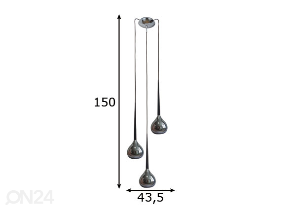 Подвесной светильник Libra-S A размеры