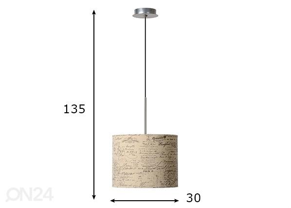 Подвесной светильник Livinstone размеры
