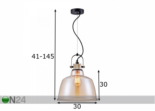 Подвесной светильник Loft Irving размеры