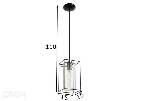 Подвесной светильник Loncino размеры