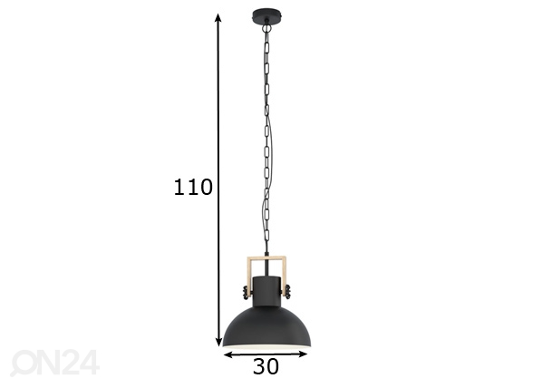 Подвесной светильник Lubenham размеры