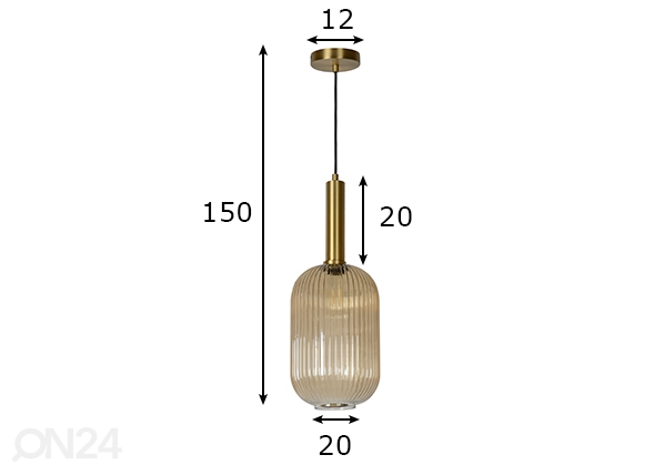 Подвесной светильник Maloto размеры