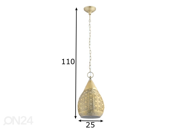 Подвесной светильник Melilla размеры