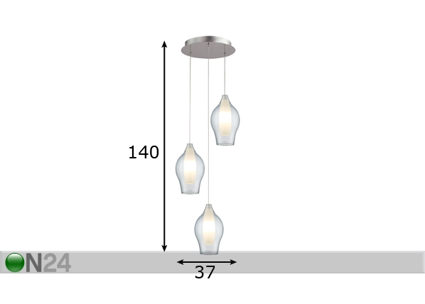 Подвесной светильник Miranda размеры