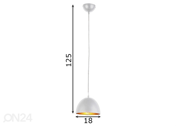 Подвесной светильник Modena Ø18 cm размеры