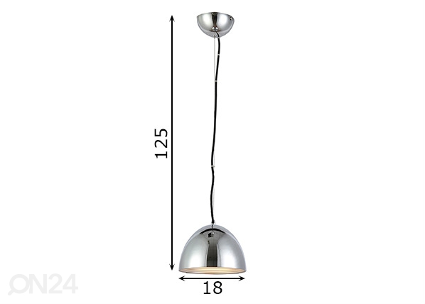 Подвесной светильник Modena Ø18 cm размеры