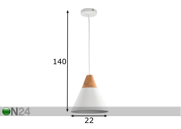 Подвесной светильник Modern Bicones размеры