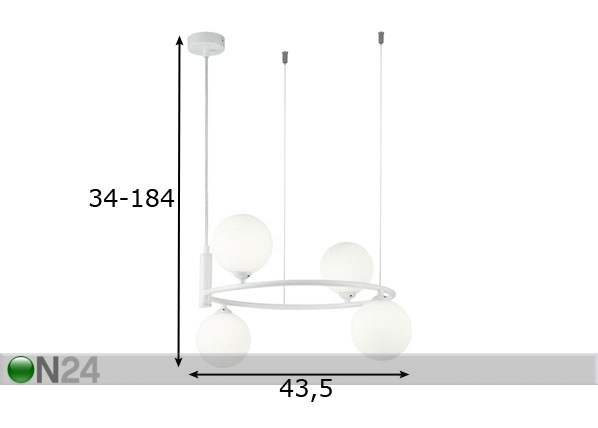 Подвесной светильник Modern Ring размеры