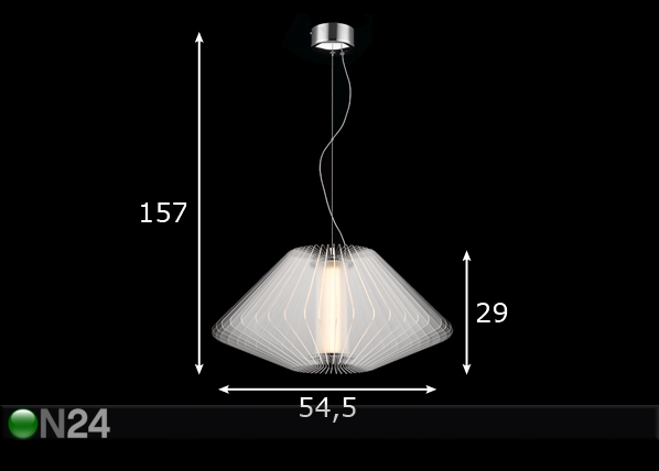 Подвесной светильник Moderna размеры