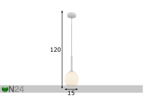 Подвесной светильник Monic White размеры