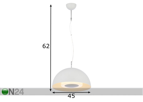 Подвесной светильник Moro White Ø 45 см размеры