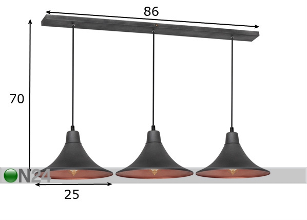 Подвесной светильник Nani размеры