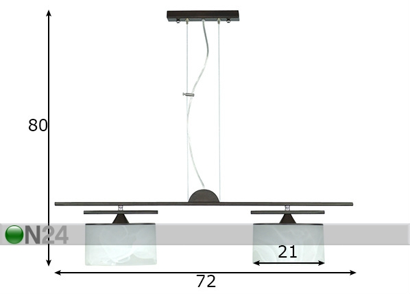 Подвесной светильник Orzel размеры