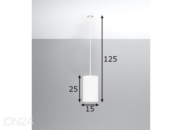 Подвесной светильник Otto 15 cm, белый размеры