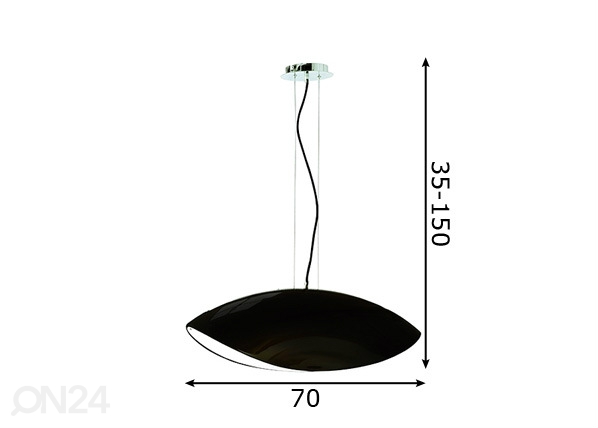 Подвесной светильник Pasion Negro размеры