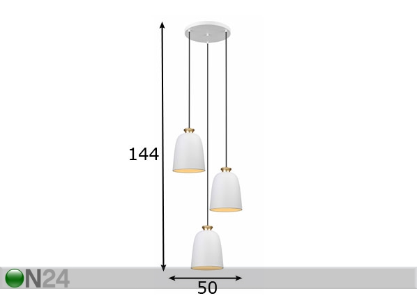 Подвесной светильник Pavon размеры