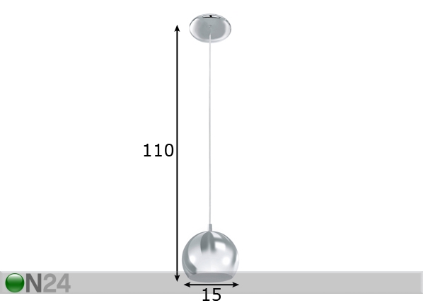 Подвесной светильник Petto размеры