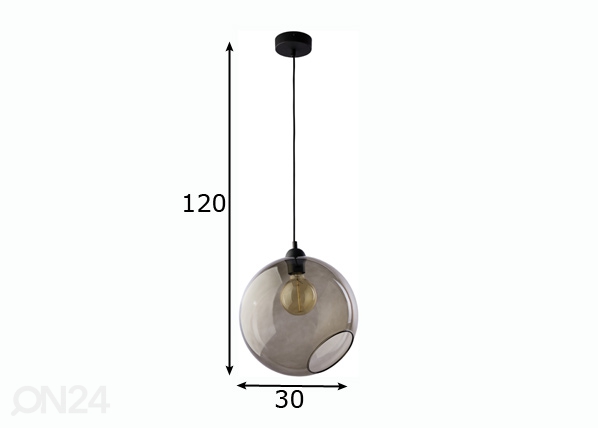 Подвесной светильник Pobo размеры