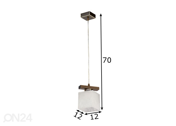 Подвесной светильник Pola-2 размеры