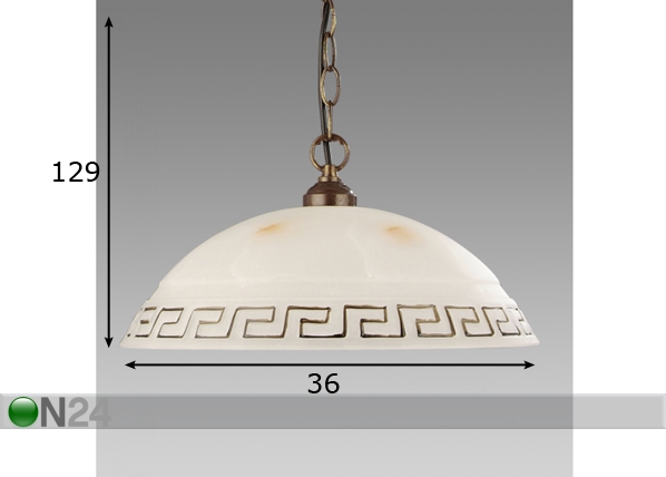 Подвесной светильник Pompez размеры