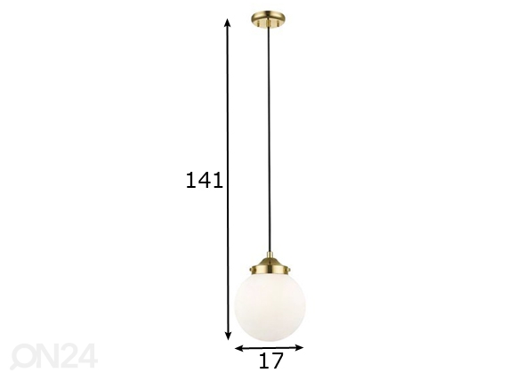 Подвесной светильник Riano 1A размеры