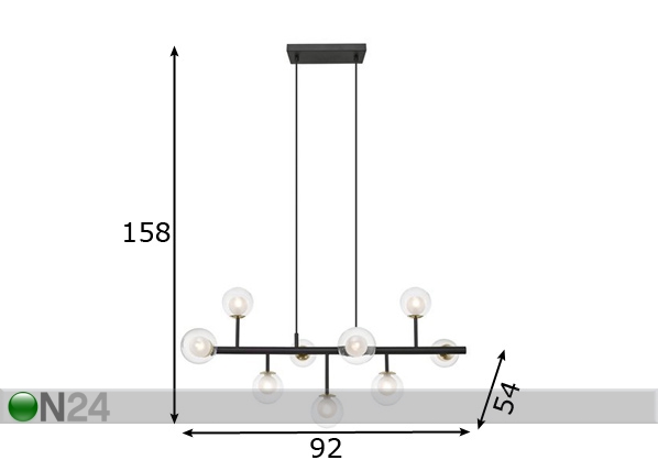 Подвесной светильник Riano размеры